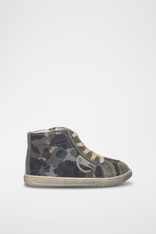 Baskets montantes en nubuck Baby Box - Gris