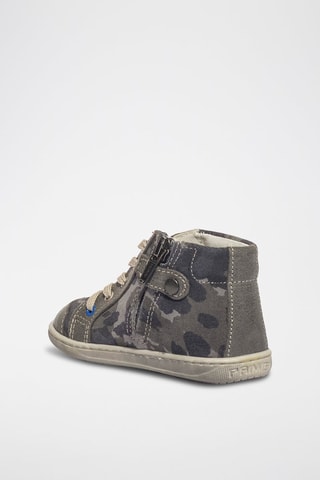 Baskets montantes en nubuck Baby Box - Gris