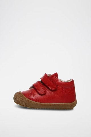 Kalfsleren Sneakers - Rood