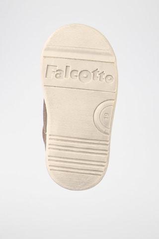 Kalfsleren Sneakers taupe en wit