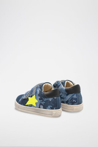 Baskets en nubuck - 
Bleu