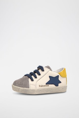 Baskets en cuir de veau- Gris