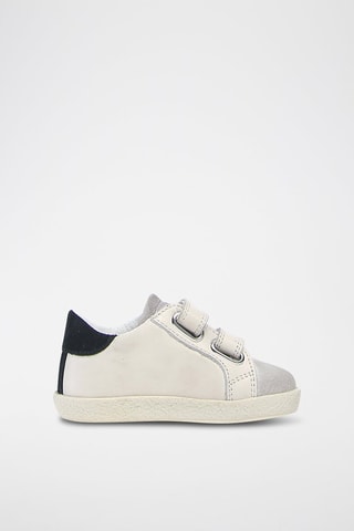 Leren Sneakers - Wit en Geel