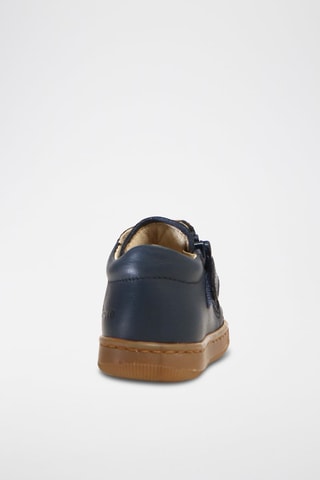 Baskets en cuir nappa Jay - Bleu marine