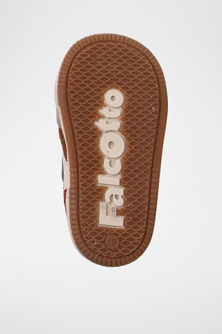 Leren Sneakers Klip 3 VL - Taupe en Ecru