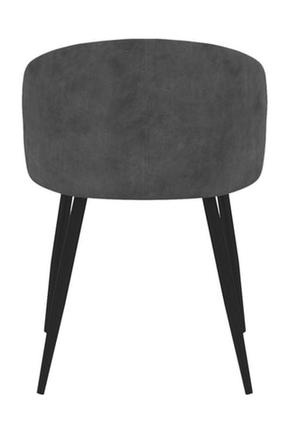 2 cadeiras Léona - 51 x 71 x 53 cm - Revestimento em veludo