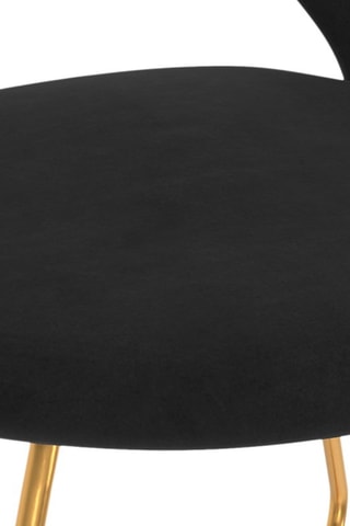 2 cadeiras Malone - 50 x 60 x 79 cm - Revestimento em veludo