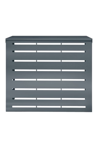 Caixa de ar condicionado exterior cinzento modelo pequeno