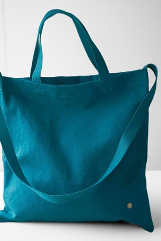 Tote bag en coton biologique Iona - Bleu