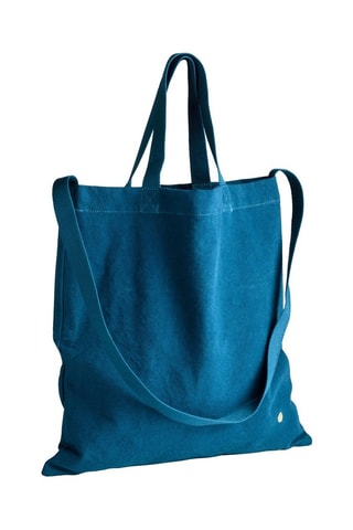 Tote bag en coton biologique Iona - Bleu