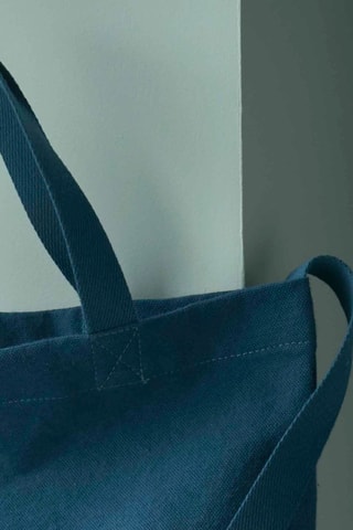 Tote bag en coton biologique Iona - Bleu