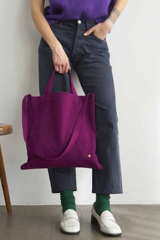 Tote bag en coton biologique Iona - Violet