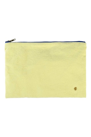 Pochette en coton biologique Iona - Jaune