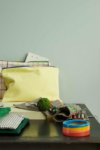 Pochette en coton biologique Iona - Jaune