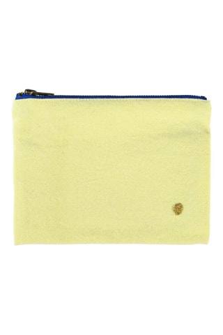 Pochette en coton biologique Iona - Jaune pâle