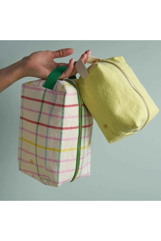 Trousse en coton biologique Iona - Jaune