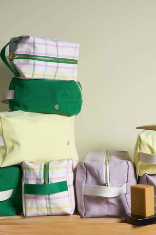 Trousse en coton biologique Iona - Jaune