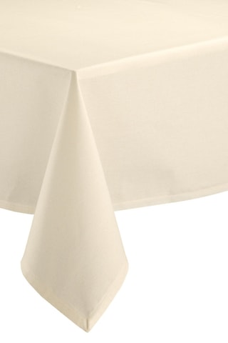 Nappe en coton biologique Unie - Crème - 150 x 250 cm