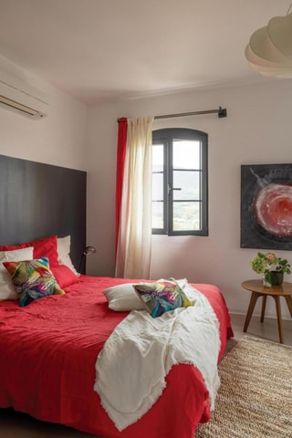 Rideau en lin Zeff - Rouge - 140 x 280 cm