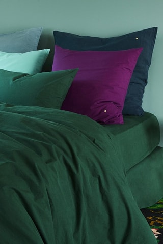 Taie d'oreiller en coton biologique Céleste - Violet