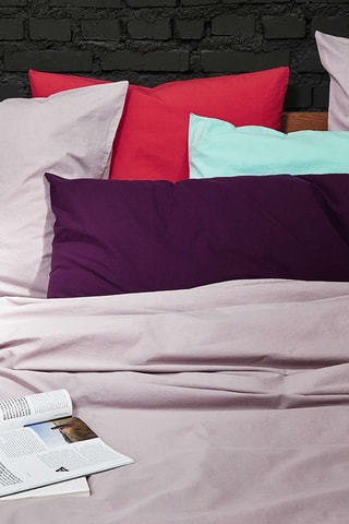 Taie d'oreiller en coton biologique Céleste - Diabolo