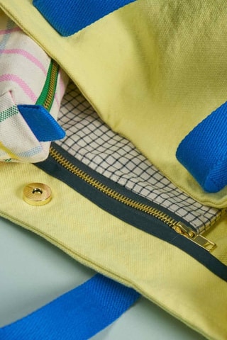 Cabas en coton biologique Iona - Jaune