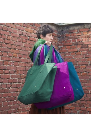 Cabas en coton biologique Iona - Violet