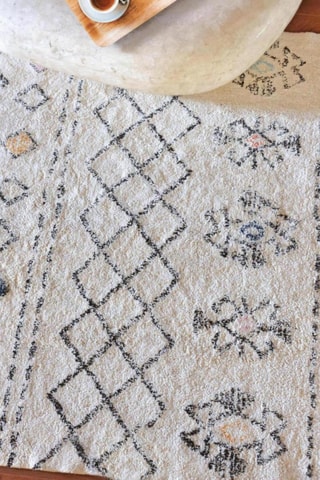 Tapis coton Seabert - Ivoire