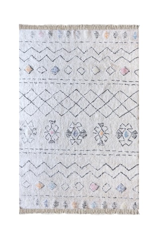 Tapis coton Seabert - Ivoire