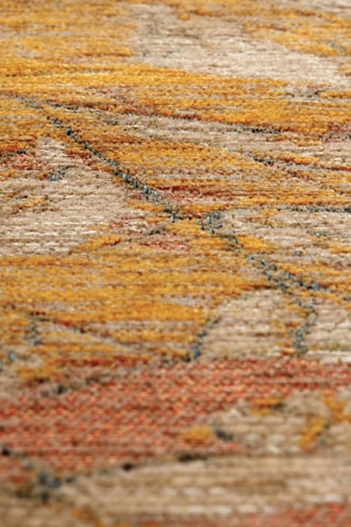 Tapis Alba - Orange et vert