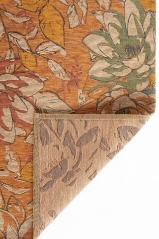 Tapis Alba - Orange et vert