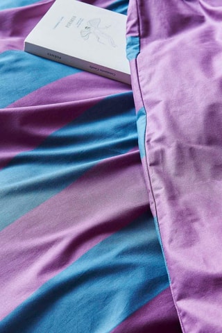 Housse de couette en coton biologique Malo - Violet