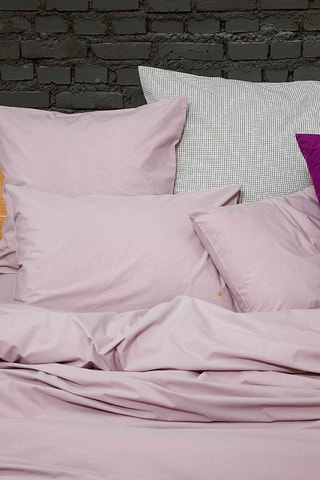 Housse de couette en coton biologique Céleste - Rose