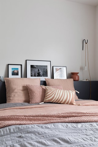 Plaid Miha - Bleu clair - 120 x 180 cm