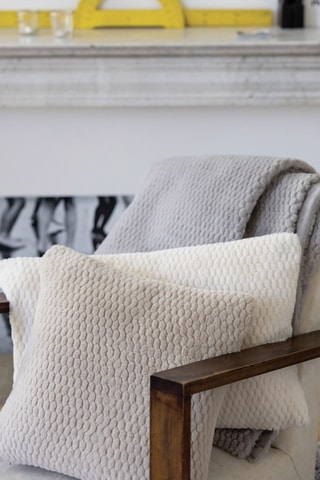 Plaid Georgia - Gris - 140 x 180 cm