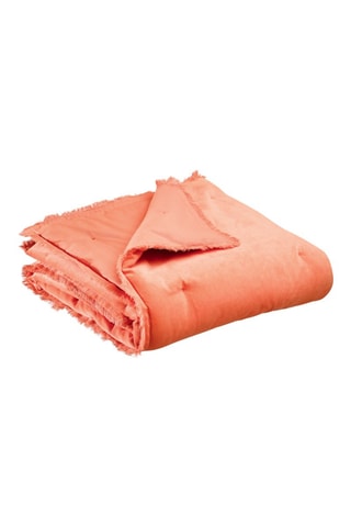 Plaid Fara - Orange - 135 x 200 cm