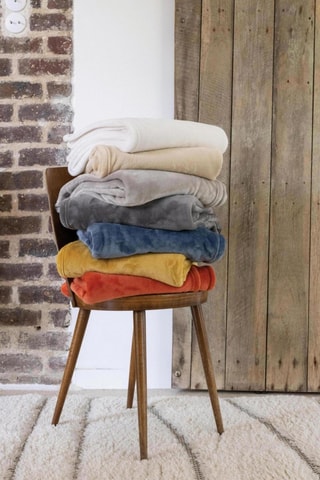 Plaid Theo - Rouge - 130 x 160 cm