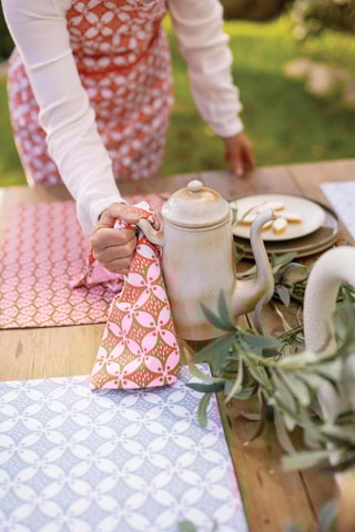 Set de table Fatou - Ciel - 33 x 48 cm