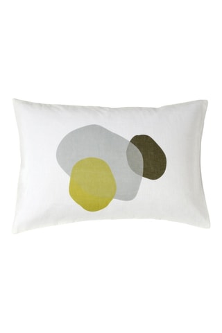 Housse de coussin en lin Pia - Gris - 60 x 40 cm