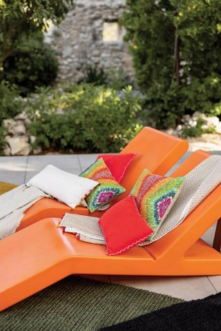 Coussin en lin Nala - Rouge - 45 x 45 cm