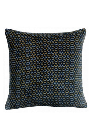 Coussin Vera - Bleu et jaune - 45 x 45 cm