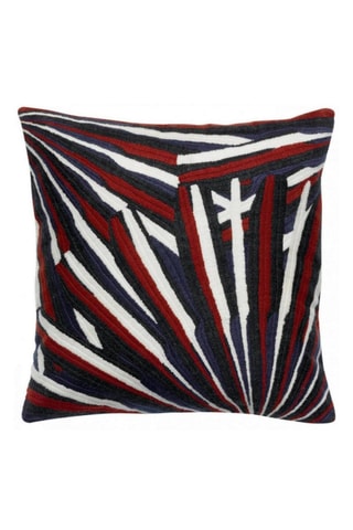Coussin Sasha - Bleu et noir - 45 x 45 cm