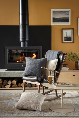 Coussin Barry - Anthracite - 45 x 45 cm