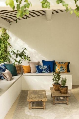 Coussin Alga - Jaune - 30 x 50 cm