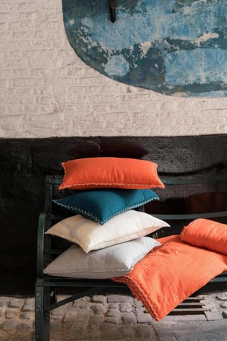 Coussin en lin Nala - Gris - 30 x 50 cm