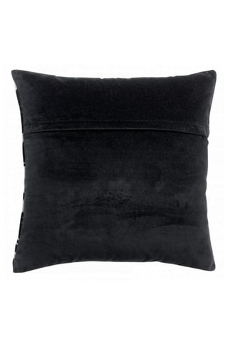 Coussin Rosalie Brode - Orange et noir - 45 x 45 cm