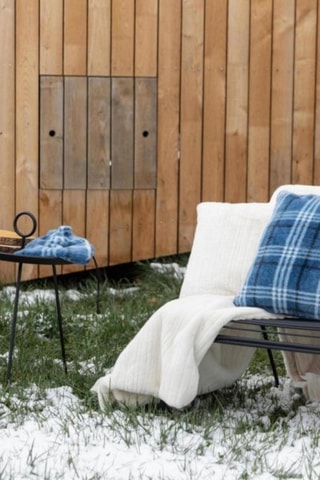 Coussin Luba - Bleu - 45 x 45 cm