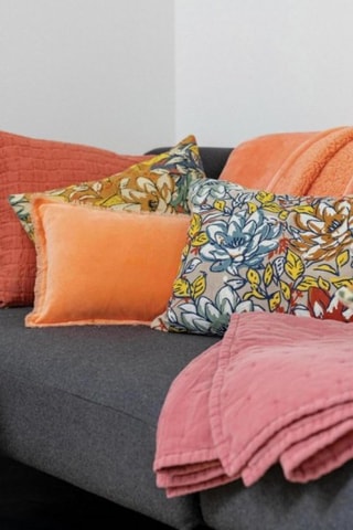 Coussin Fara - Orange - 40 x 65 cm