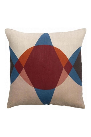 Coussin en lin Zeff Malory - Dragée - 45 x 45 cm