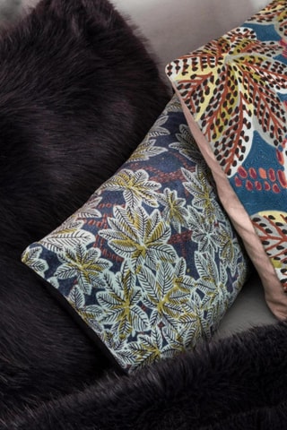 Coussin coton Ariane - Noir - 30 x 50 cm